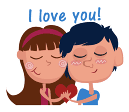40 ways to say - I love you (EN) sticker #2660038