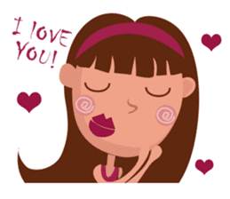 40 ways to say - I love you (EN) sticker #2660046
