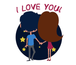 40 ways to say - I love you (EN) sticker #2660051