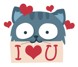 40 ways to say - I love you (EN) sticker #2660060