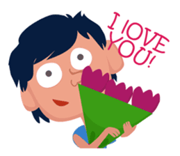 40 ways to say - I love you (EN) sticker #2660064
