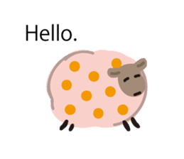 Slow sheep sticker #2660191