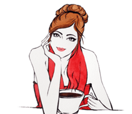 flirty xoxo girl sticker #2660276