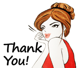 flirty xoxo girl sticker #2660279