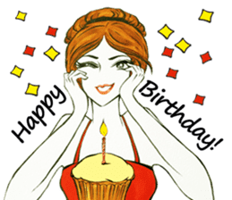 flirty xoxo girl sticker #2660289