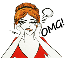 flirty xoxo girl sticker #2660302