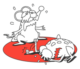 Rat & Frog sticker #2660706