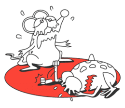Rat & Frog sticker #2660706