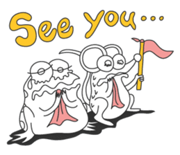 Rat & Frog sticker #2660714