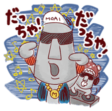 Moai Family sticker #2661080