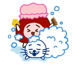 Berrychan with Funny Dog & Handsome Seal sticker #2661295
