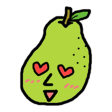 Lovely vegetables and fruits sticker #2661571