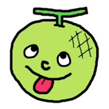 Lovely vegetables and fruits sticker #2661573