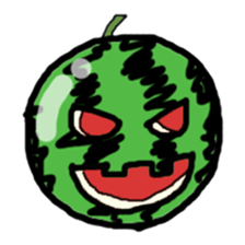 Lovely vegetables and fruits sticker #2661575