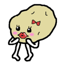 Lovely vegetables and fruits sticker #2661587