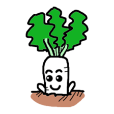 Lovely vegetables and fruits sticker #2661588