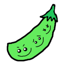 Lovely vegetables and fruits sticker #2661592