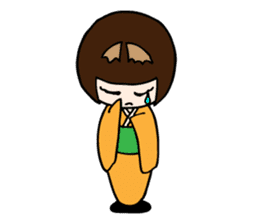 Kokeshi Princess sticker #2662257
