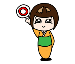 Kokeshi Princess sticker #2662267