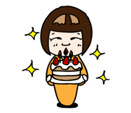 Kokeshi Princess sticker #2662273