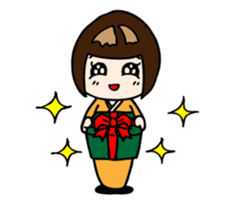 Kokeshi Princess sticker #2662274
