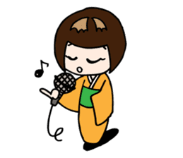 Kokeshi Princess sticker #2662285