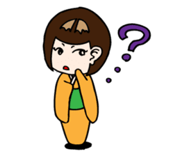 Kokeshi Princess sticker #2662290