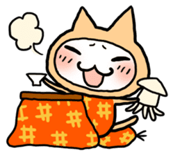 Kotatsu Cat 3 Enjoy! sticker #2662557
