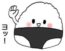 panties rice ball sticker #2662572