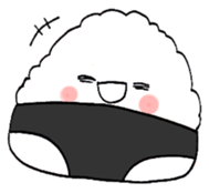 panties rice ball sticker #2662578