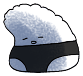 panties rice ball sticker #2662582