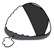 panties rice ball sticker #2662594