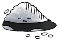 panties rice ball sticker #2662597