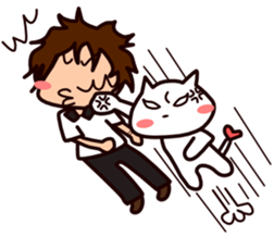 Den-nyanko and you sticker #2663323