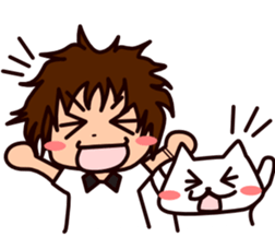 Den-nyanko and you sticker #2663327
