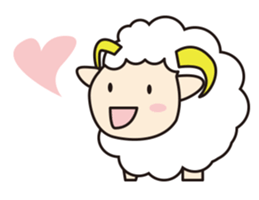 Friendly Sheep sticker #2663776