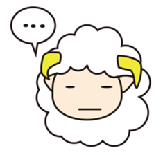 Friendly Sheep sticker #2663785