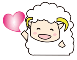 Friendly Sheep sticker #2663789