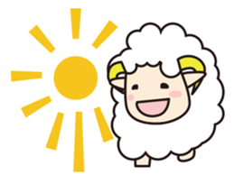 Friendly Sheep sticker #2663805