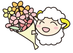 Friendly Sheep sticker #2663810