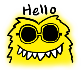 Big Eyes Monster sticker #2663892