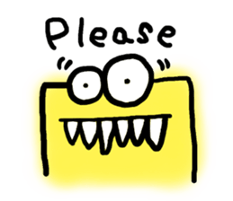 Big Eyes Monster sticker #2663918