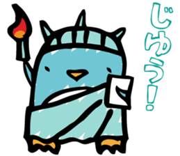 cat and penguin sticker #2664012