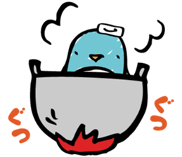 cat and penguin sticker #2664041