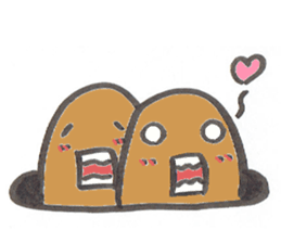 pretty mole sticker #2665075