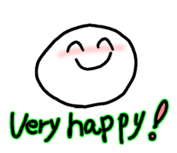 Pure heart Maruko-chan 2 (English ver.) sticker #2665494