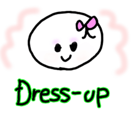 Pure heart Maruko-chan 2 (English ver.) sticker #2665499