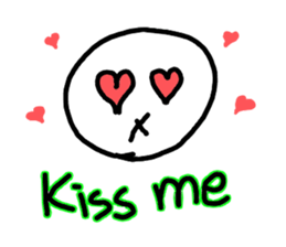 Pure heart Maruko-chan 2 (English ver.) sticker #2665505