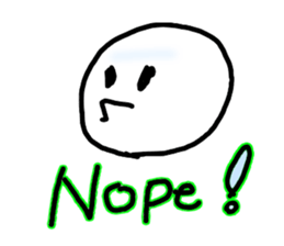 Pure heart Maruko-chan 2 (English ver.) sticker #2665510