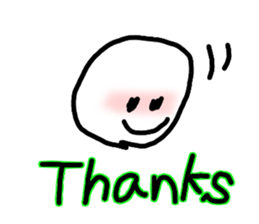 Pure heart Maruko-chan 2 (English ver.) sticker #2665511